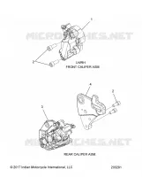 BRAKES, ETRIERS DE FREIN AVANT AND REAR