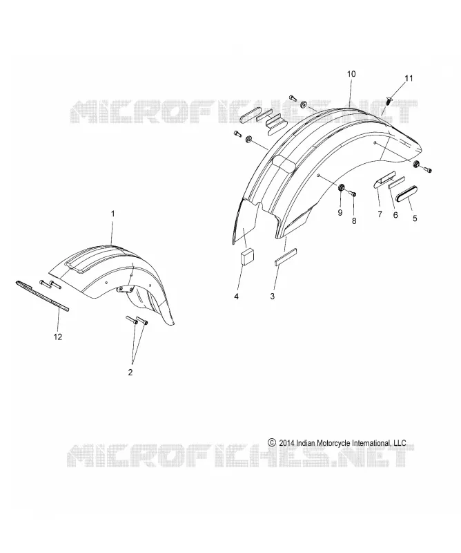 CARROSSERIE - GARDE BOUE AVANT/REAR