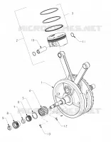 PISTONS AND VILEBREQUIN