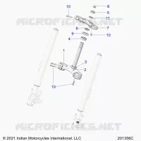 TES DE FOURCHE INFERIEUR ET SUPERIEUR