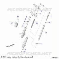 SUSPENSION AVANT FORKS