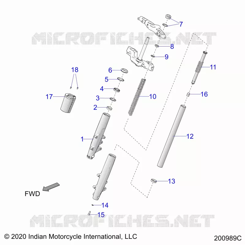 SUSPENSION AVANT FORKS