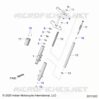 SUSPENSION AVANT FORKS