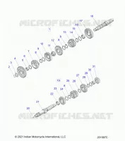 SYSTÃˆME DE TRANSMISSION, INPUT/OUTPUT SHAFT ASM.