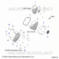 COUVERLCES MOTEUR DROITS