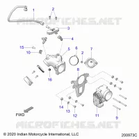 SYSTÃˆME D'ALIMENTATION, FUEL CLAM SHELL/THROTTLE BODY