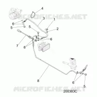 FREINS, FREIN LINE, REAR, ABS