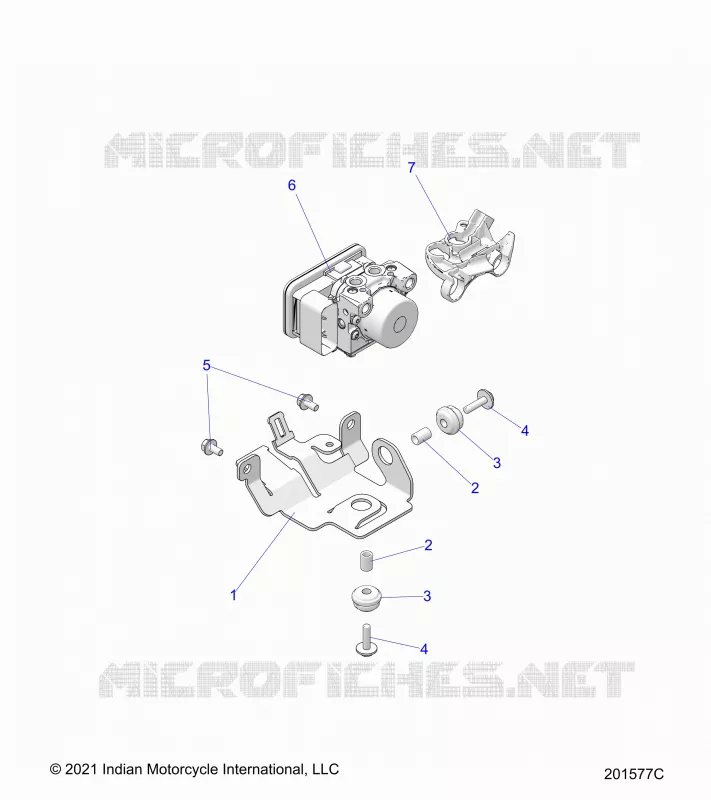 FREINS, ABS FREIN MODULE MOUNTING
