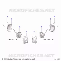 ELECTRICITE, SWITCH CONTROLS, LH/RH