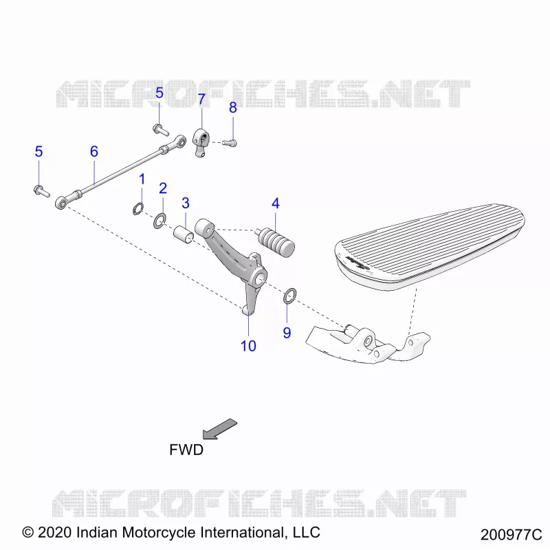 SYSTÃˆME DE TRANSMISSION, SHIFT PEDAL AND SHIFT LINKAGE