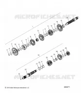 SYSTÃˆME DE TRANSMISSION, INPUT/OUTPUT SHAFT ASM.