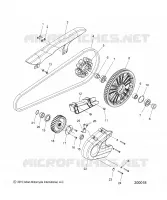 SYSTÃˆME DE TRANSMISSION, SPROCKETS, GUARDS AND BELT