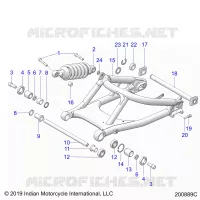 SUSPENSION,REAR SWING ARM/AMORTISSEUR