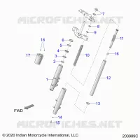 SUSPENSION AVANT FORKS