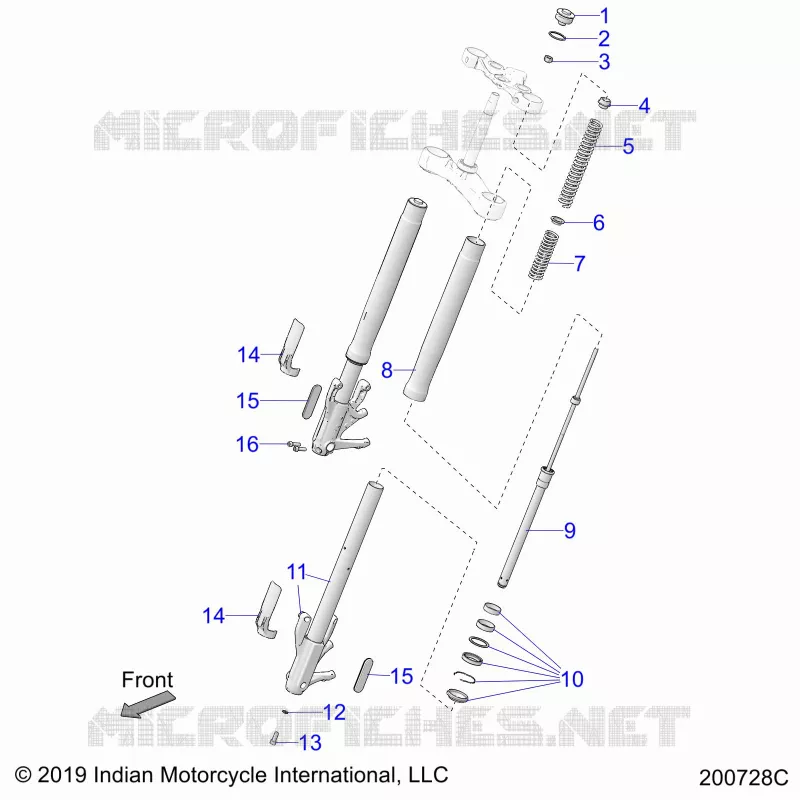 SUSPENSION AVANT FORKS