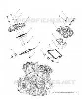 ENGINE, COUVERCLE SOUPAPES