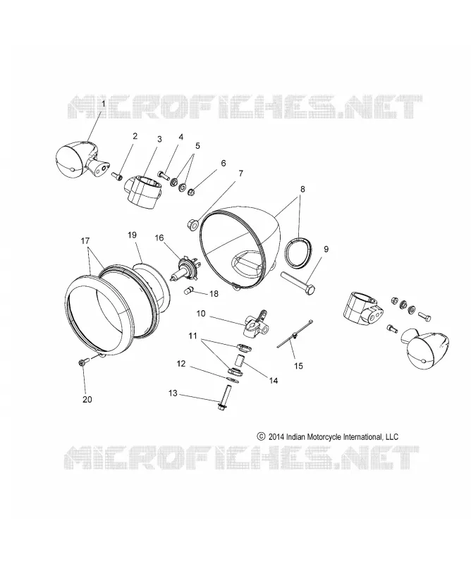 ELECTRICITE, HEADLIGHT AND TURN SIGNALS