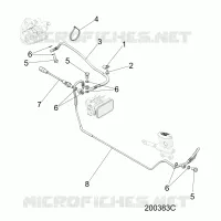 FREINS, FREIN LINE, REAR, ABS