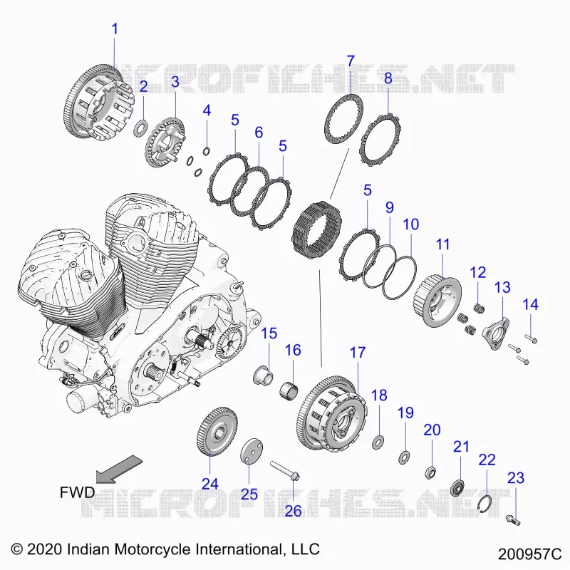 SYSTÃˆME DE TRANSMISSION, CLUTCH AND PRIMARY DRIVE