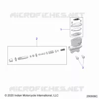 FREIN ARRIERE, MASTER CYLINDER