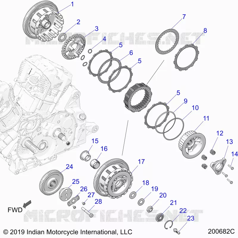 SYSTÃˆME DE TRANSMISSION, CLUTCH AND PRIMARY DRIVE