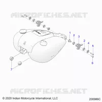 SYSTÃˆME D'ALIMENTATION, FUEL TANK MOUNTING