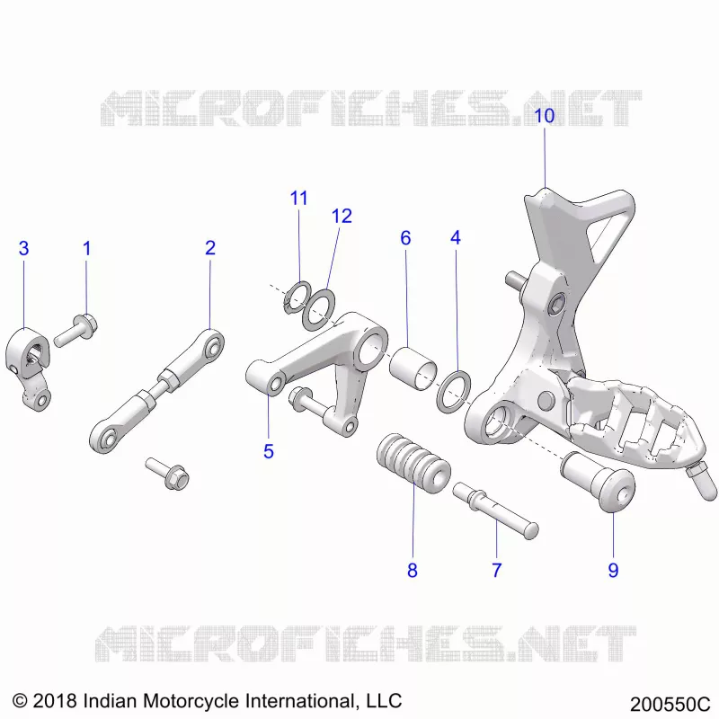DRIVETRAIN, BARILLET PEDAL AND LINKAGE