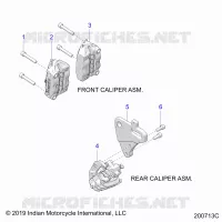 BRAKES, ETRIERS DE FREIN AVANT AND REAR