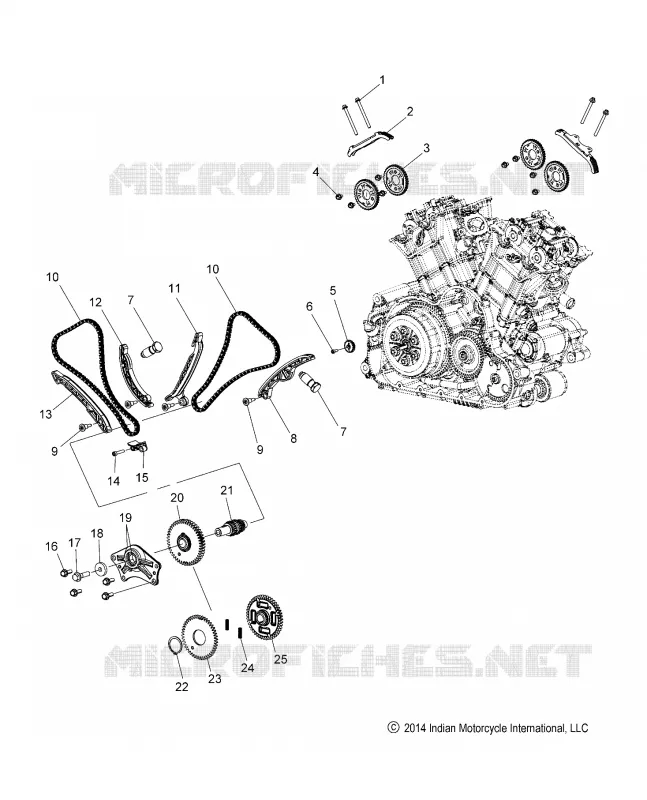 CHAINE DE DISTRIBUTION AND SPROCKETS