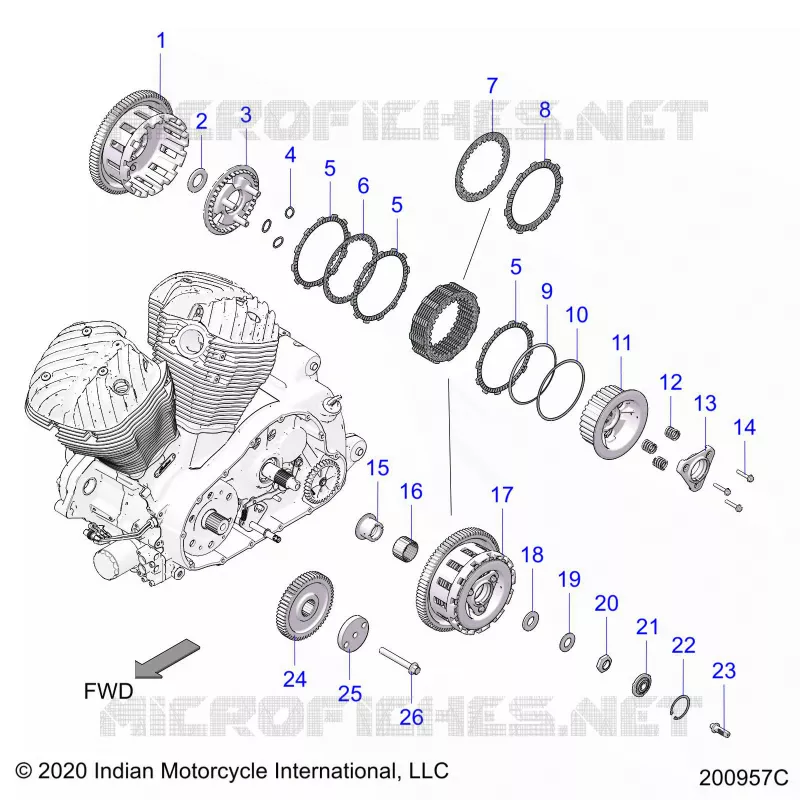 SYSTÃˆME DE TRANSMISSION, CLUTCH AND PRIMARY DRIVE