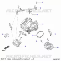 SYSTÃˆME D'ALIMENTATION, FUEL RAIL/THROTTLE BODY
