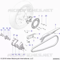SYSTÃˆME DE TRANSMISSION, SPROCKETS, GUARDS AND CHAIN