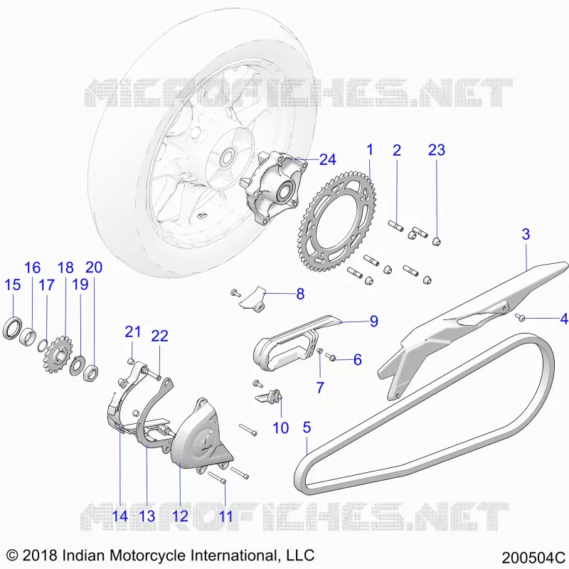 SYSTÃˆME DE TRANSMISSION, SPROCKETS, GUARDS AND CHAIN