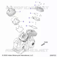 MOTEUR, ROCKER COVERS