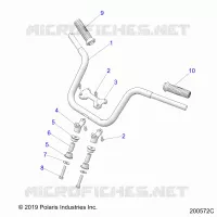 STEERING, FIXATION GUIDON AND GRIPS