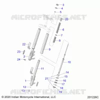 SUSPENSION AVANT FORKS