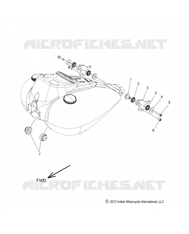 SYSTÃˆME D'ALIMENTATION, FUEL TANK MOUNTING