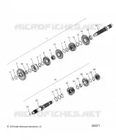 SYSTÃˆME DE TRANSMISSION, INPUT/OUTPUT SHAFT ASM.
