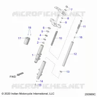 SUSPENSION AVANT FORKS