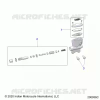 FREIN ARRIERE, MASTER CYLINDER