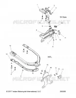 CHASSIS, LICENSE PLATE HOLDER