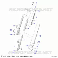 SUSPENSION AVANT FORKS