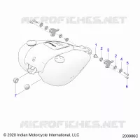 SYSTÃˆME D'ALIMENTATION, FUEL TANK MOUNTING