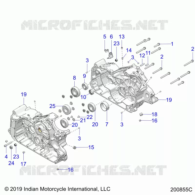 MOTEUR, CASE ASM.