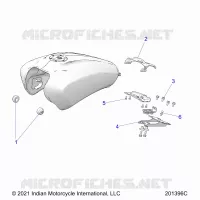 SYSTÃˆME D'ALIMENTATION, FUEL TANK MOUNTING