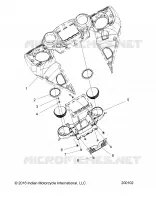 CARENAGES ASM, INSTRUMENT PANEL MNTG.
