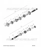 DRIVE TRAIN, INPUT/OUTPUT SHAFT ASM.