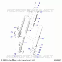 SUSPENSION AVANT FORKS