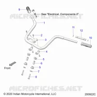 STEERING, FIXATION GUIDON AND GRIPS