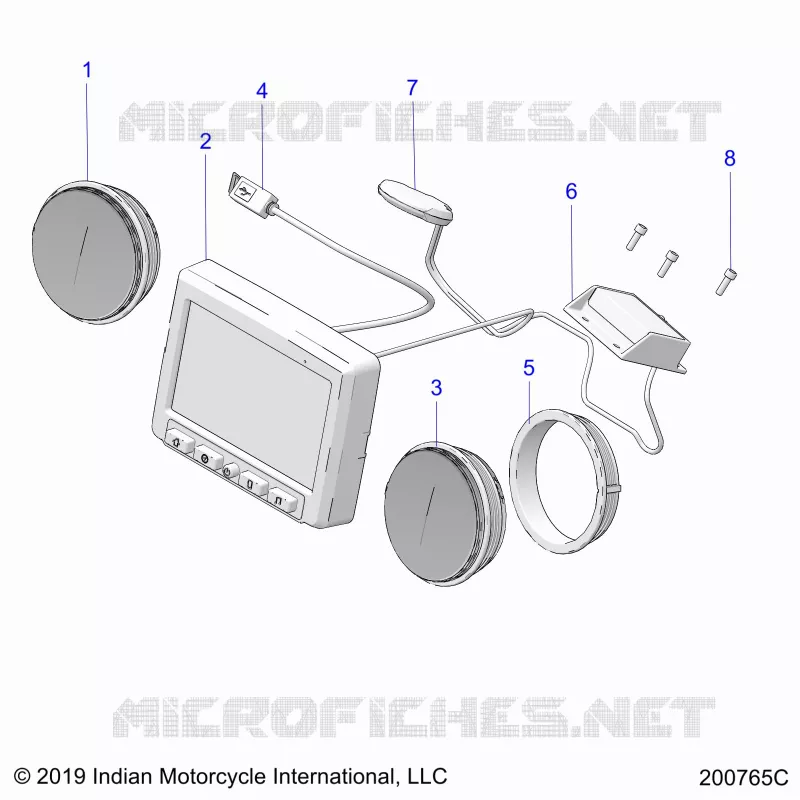 ELECTRICITE, INSTRUMENT CLUSTER